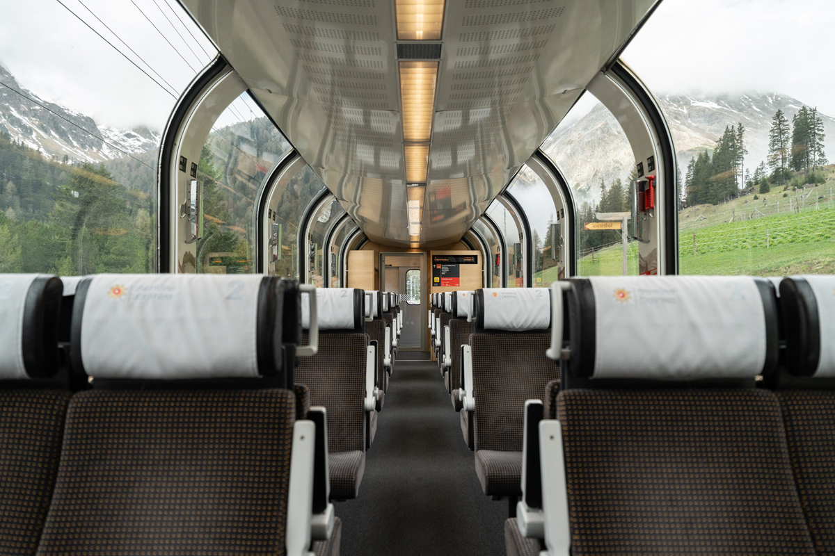 Bernina Express  Švýcarsko vlakem 9